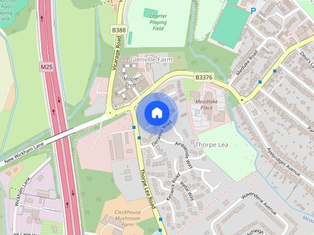 House for rent in Pooley Green, Row Town