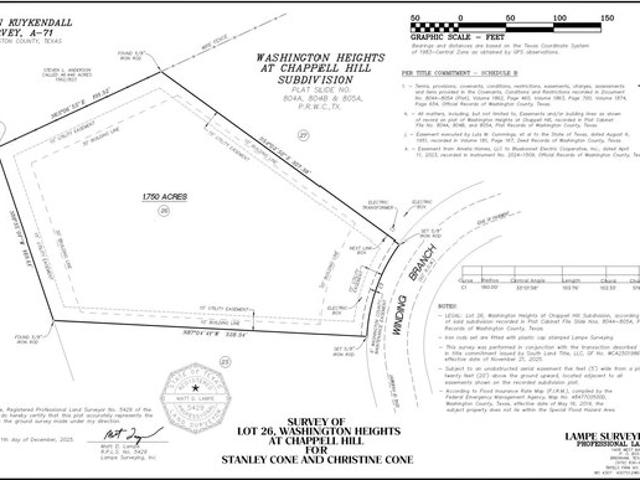 Land for sale in Chappell Hill, Texas