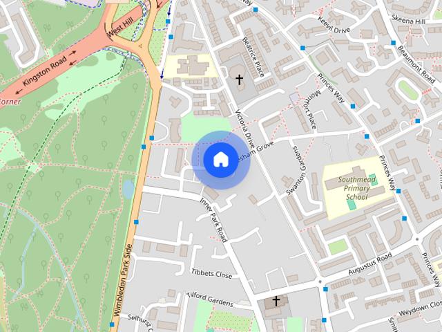 Apartment for rent in Southfields, Greater London