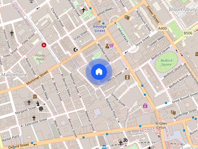 Apartment for rent in Fitzrovia