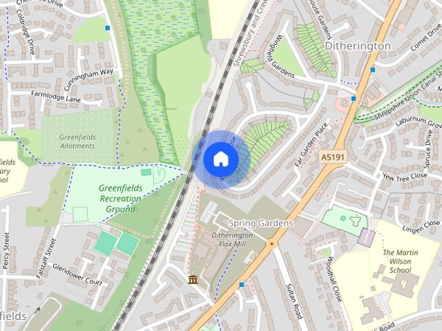 House for rent in Spring Gardens, Frankwell