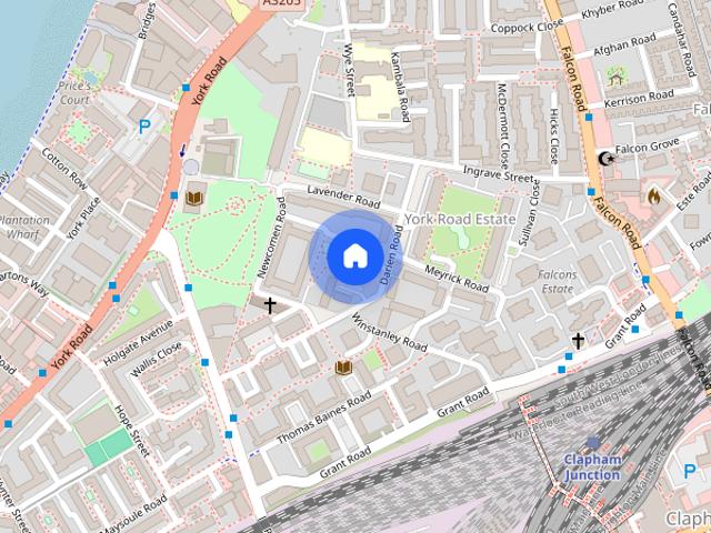 Apartment for rent in York Road Estate, Greater London