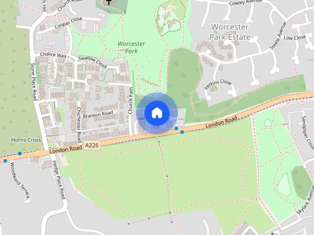 Apartment for rent in Worcester Park Estate, Monks Orchard
