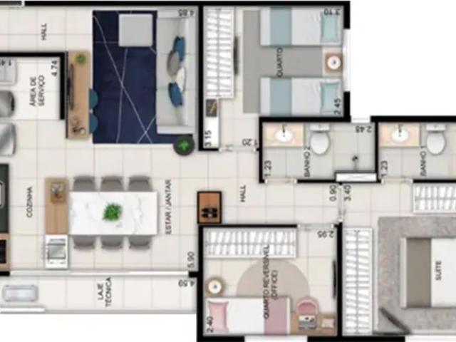 Apartamento venda em Região Geográfica Imediata de Anápolis, Anápolis