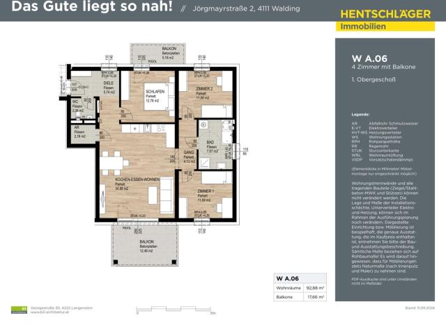 Etagenwohnung kaufen in Walding