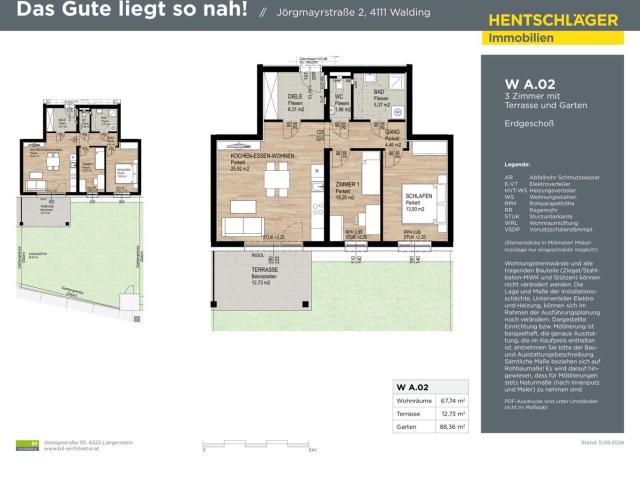 Etagenwohnung kaufen in Walding