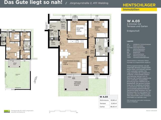 Etagenwohnung kaufen in Walding