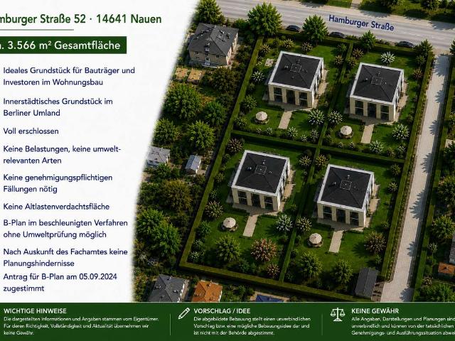 Erdgeschosswohnung kaufen in Nauen, Havelland