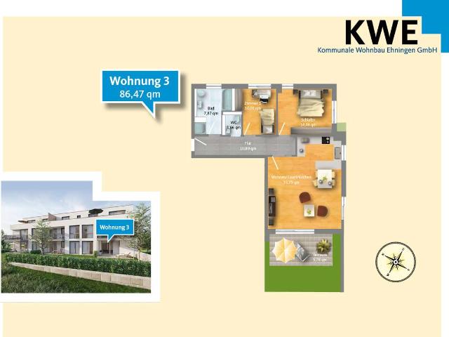 Wohnung kaufen in Hildrizhausen, Landkreis Böblingen