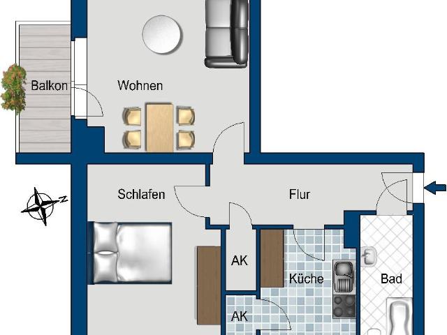 Apartment mieten in Britz, Berlin