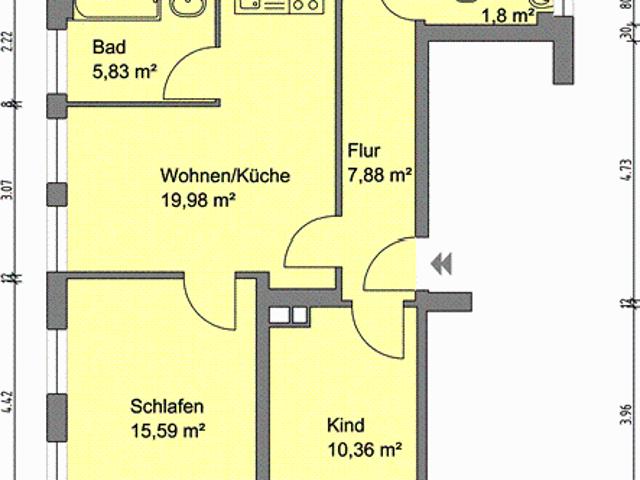 Apartment mieten in Sankt Johannis, Nürnberg