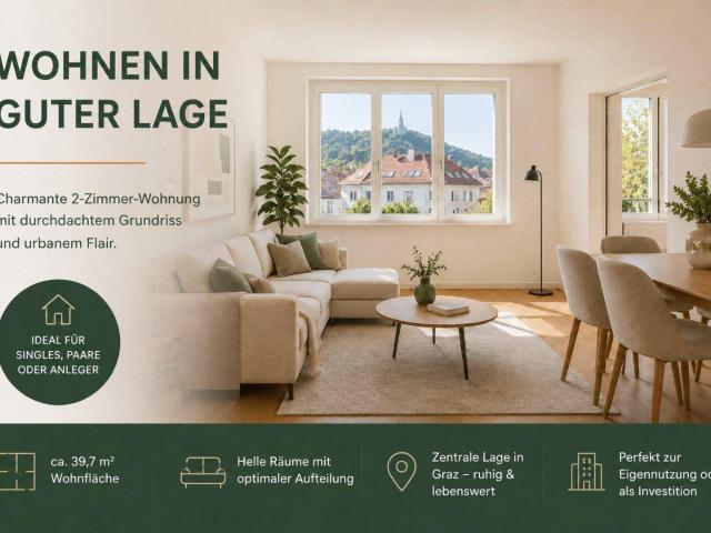 Apartment kaufen in Gries, Gersdorf-Feistritz