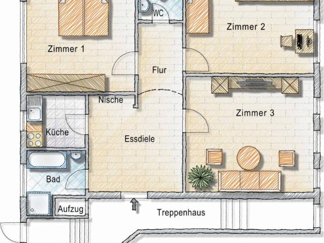 Etagenwohnung kaufen in Nürnberg