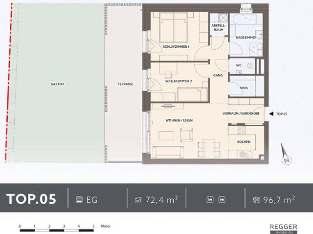 Apartment kaufen in Völkendorf, Judendorf-Straßengel