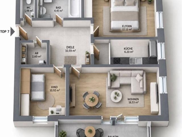 Wohnung kaufen in Eugendorf, Bezirk Salzburg-Umgebung