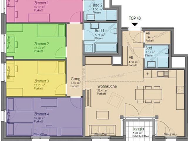 Wohnung mieten in Seestadt, Wien