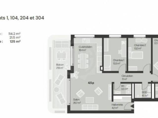 Wohnung mieten in Cheseaux-Lausanne, Waadt