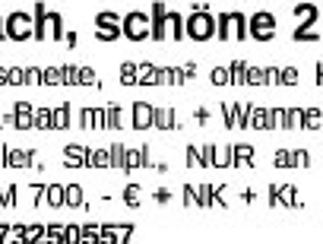 Dachgeschosswohnung mieten in Laufach, Bayern