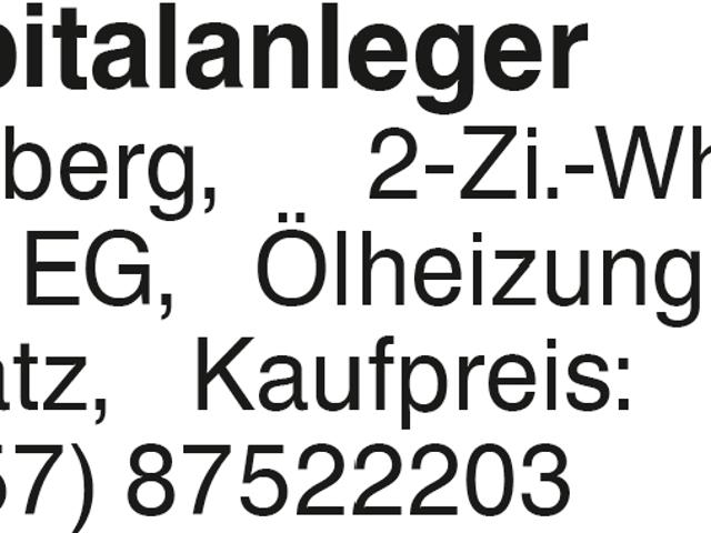 Wohnung kaufen in Könbronn, Schrozberg
