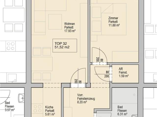 Wohnung mieten in Gersdorf-Feistritz, Steiermark