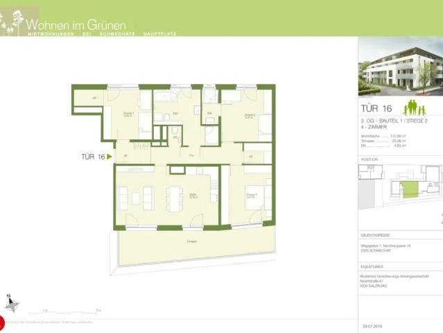 Wohnung mieten in Katastralgemeinde Schwechat, Schwechat