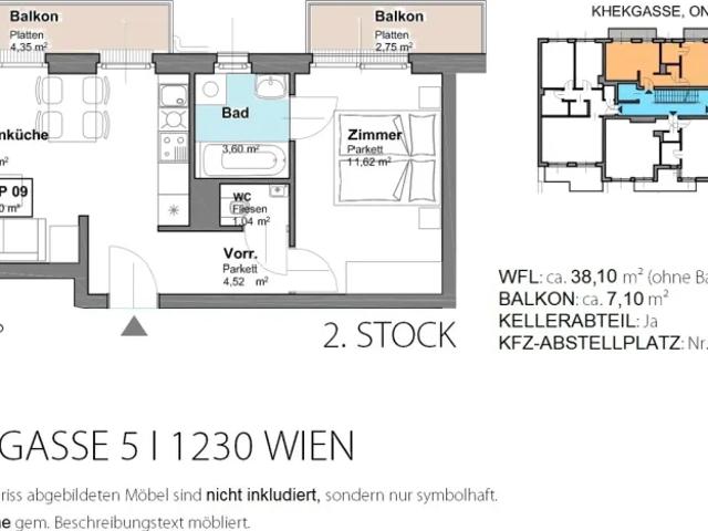 Wohnung mieten in Donaustadt, Wien