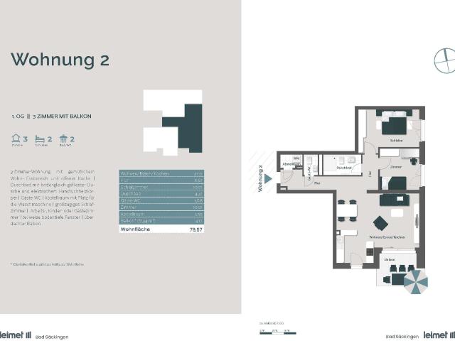 Wohnung kaufen in Säckingen, Bad Säckingen
