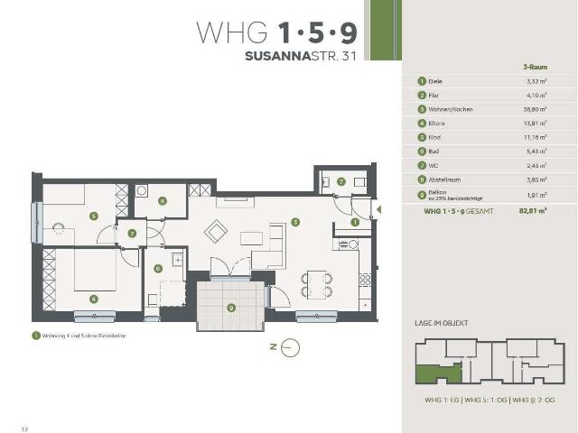 Wohnung kaufen in Stadtwald, Essen