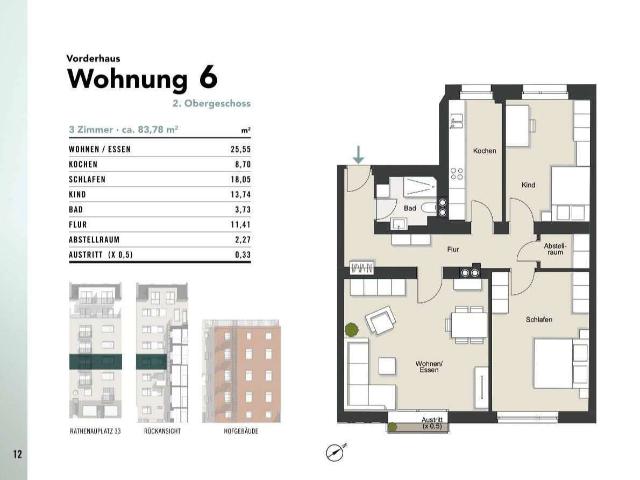 Wohnung kaufen in Neustadt/Süd, Köln