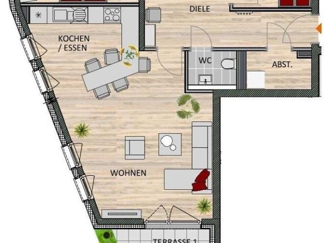 Etagenwohnung kaufen in Leverkusen, Schlebusch