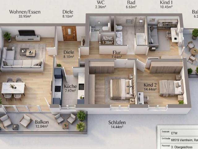 Wohnung kaufen in Viernheim, Hessen