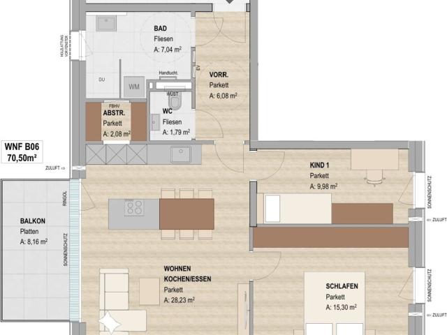 Wohnung kaufen in Lamprechtshausen, Salzburg