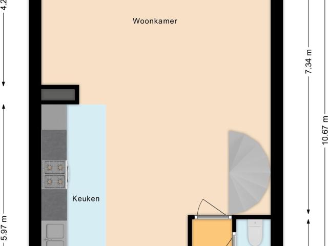 Appartement te huur in Uithoorn, Noord Holland