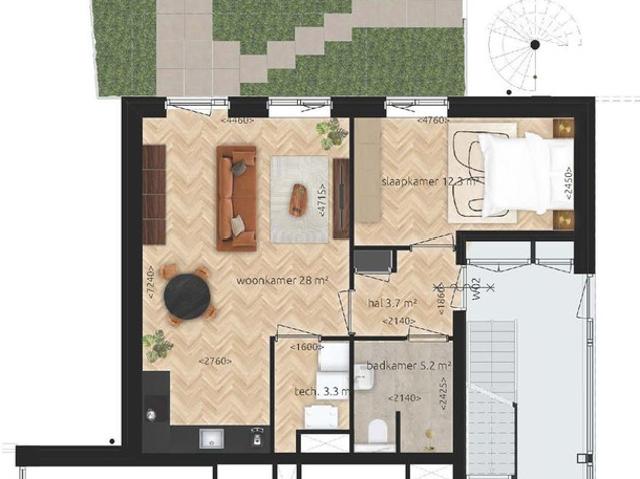 Benedenwoning te koop in Prinsenbeek, Noord Brabant