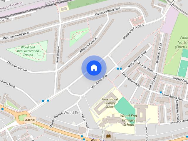 House for rent in Wood End, Greater London