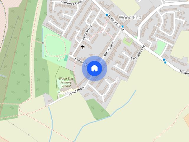 House for rent in Wood End, Gun Hill