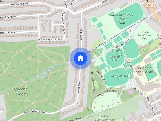 House for rent in Shepherd's Hill, Muswell Hill