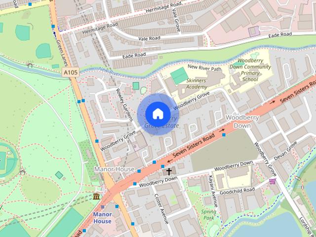 Apartment for rent in Woodberry Grove Estate, Greater London