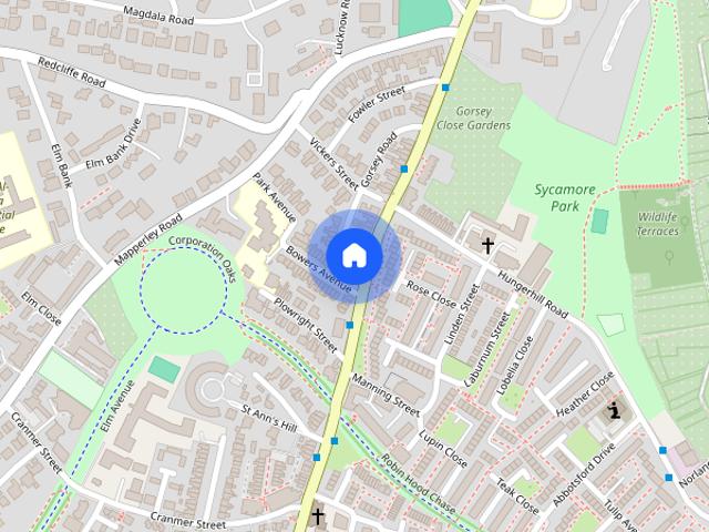 Apartment for rent in Mapperley Park, City of Nottingham
