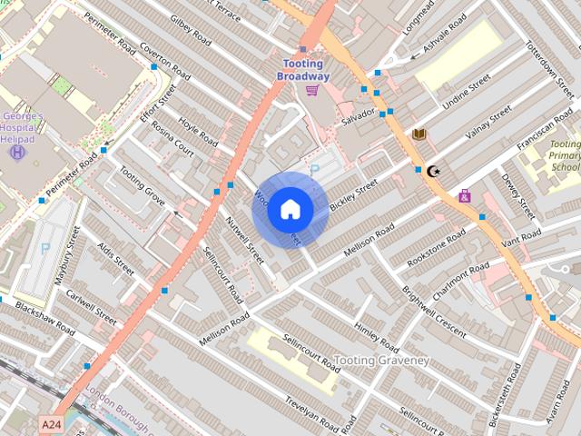 Apartment for rent in Tooting, Furzedown