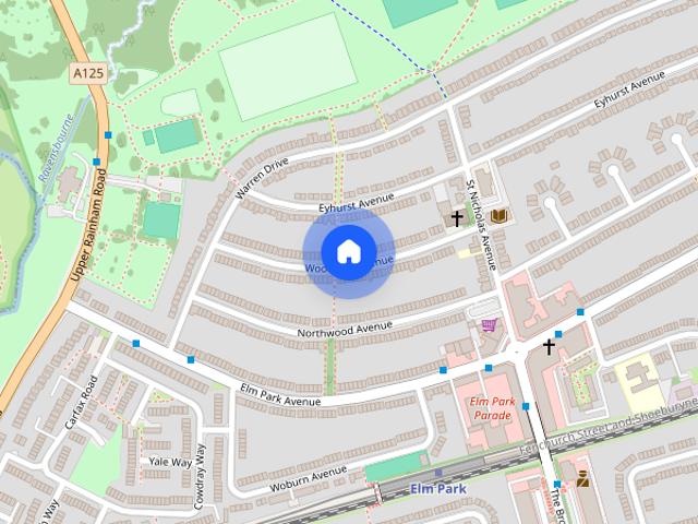 House for rent in Elm Park, Greater London