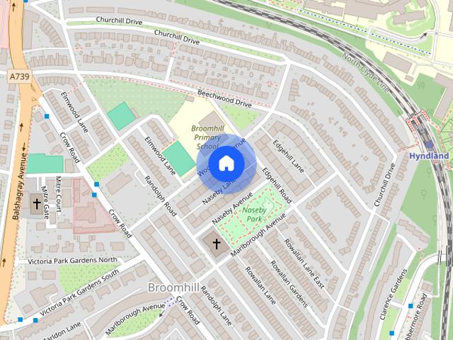 Apartment for rent in Broomhill, Scotland