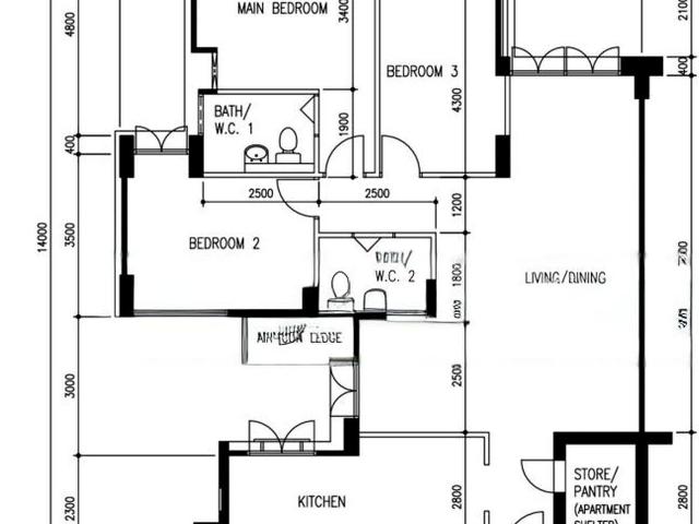 Detached House for sale in 23 North West