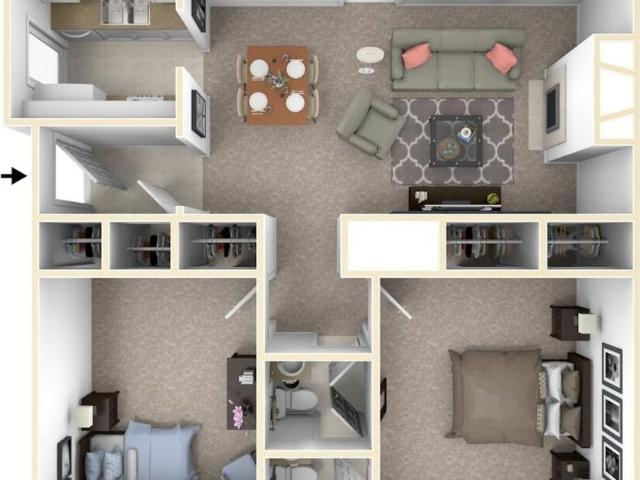 Apartment for rent in Leesville, Texas