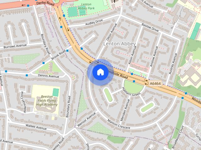 House for rent in Lenton Abbey, City of Nottingham