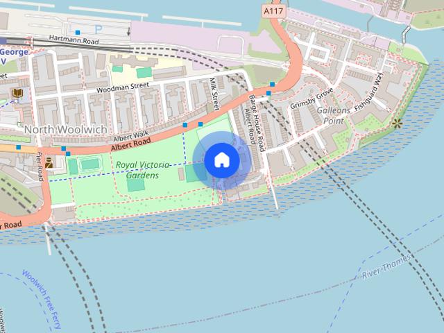 Apartment for rent in North Woolwich, Greater London