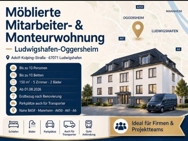Apartment mieten in Ludwigshafen-Oggersheim, Ludwigshafen