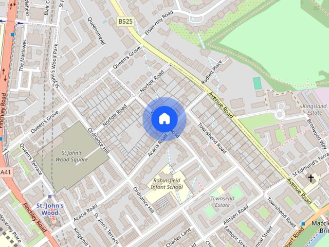 Townhouse for rent in St. John's Wood, Greater London