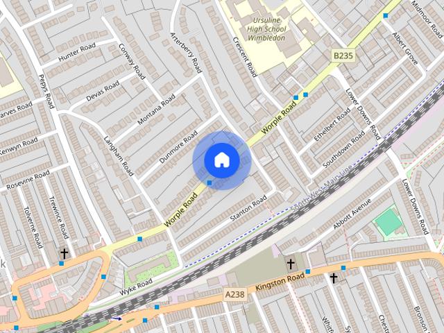 Apartment for rent in London Borough of Merton, Raynes Park
