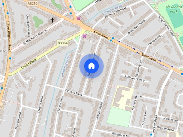 House for rent in Royal Borough of Kingston upon Thames, Greater London